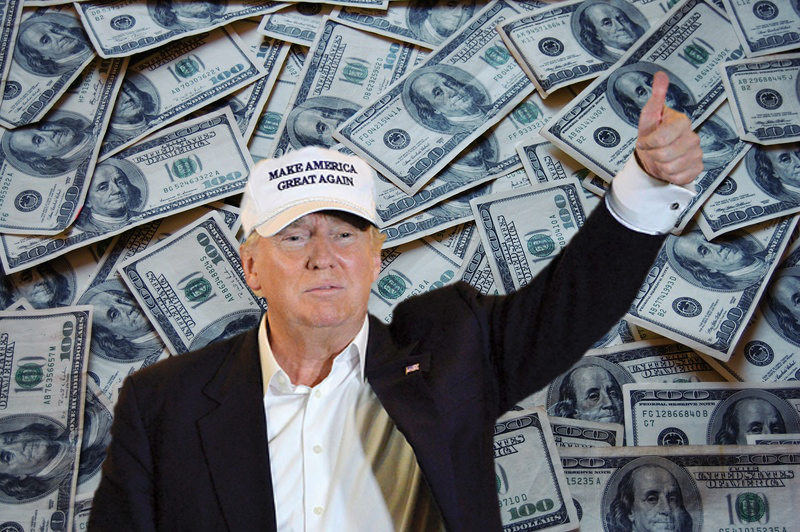 Bet money on presidential election