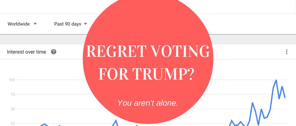 regret voting for donald trump regret voting for donald trump